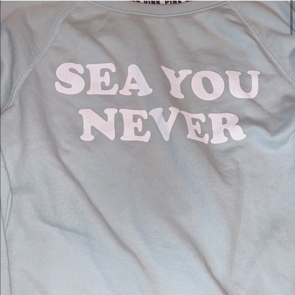 Victoria’s Secret VS PINK Sea You Never Sweatshirt - Picture 2 of 5